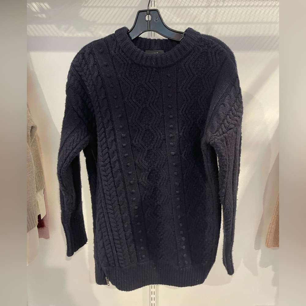 Navy JCrew sweater
